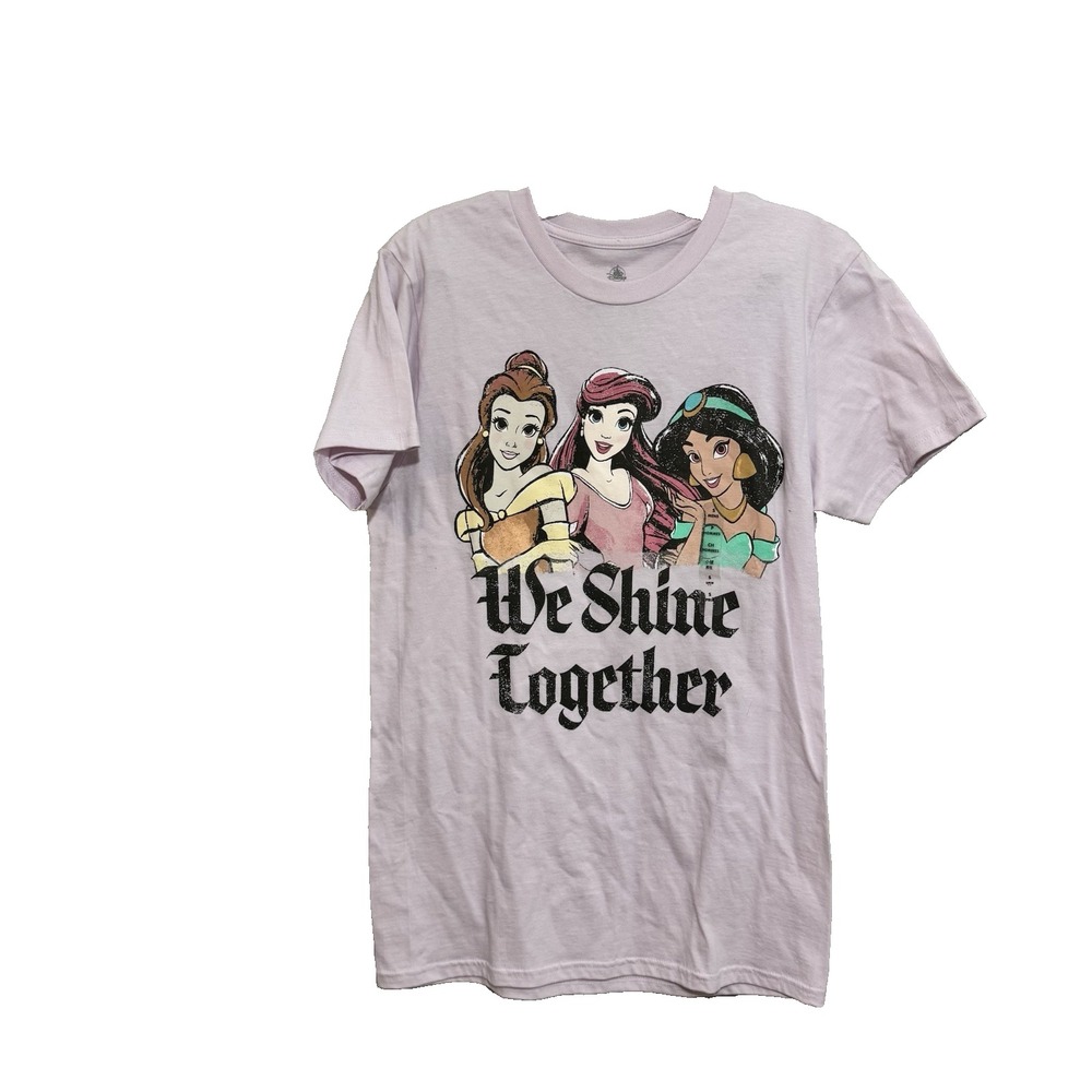 Disney Princess We Shine Together Shirt Size Small Pink Disney Parks